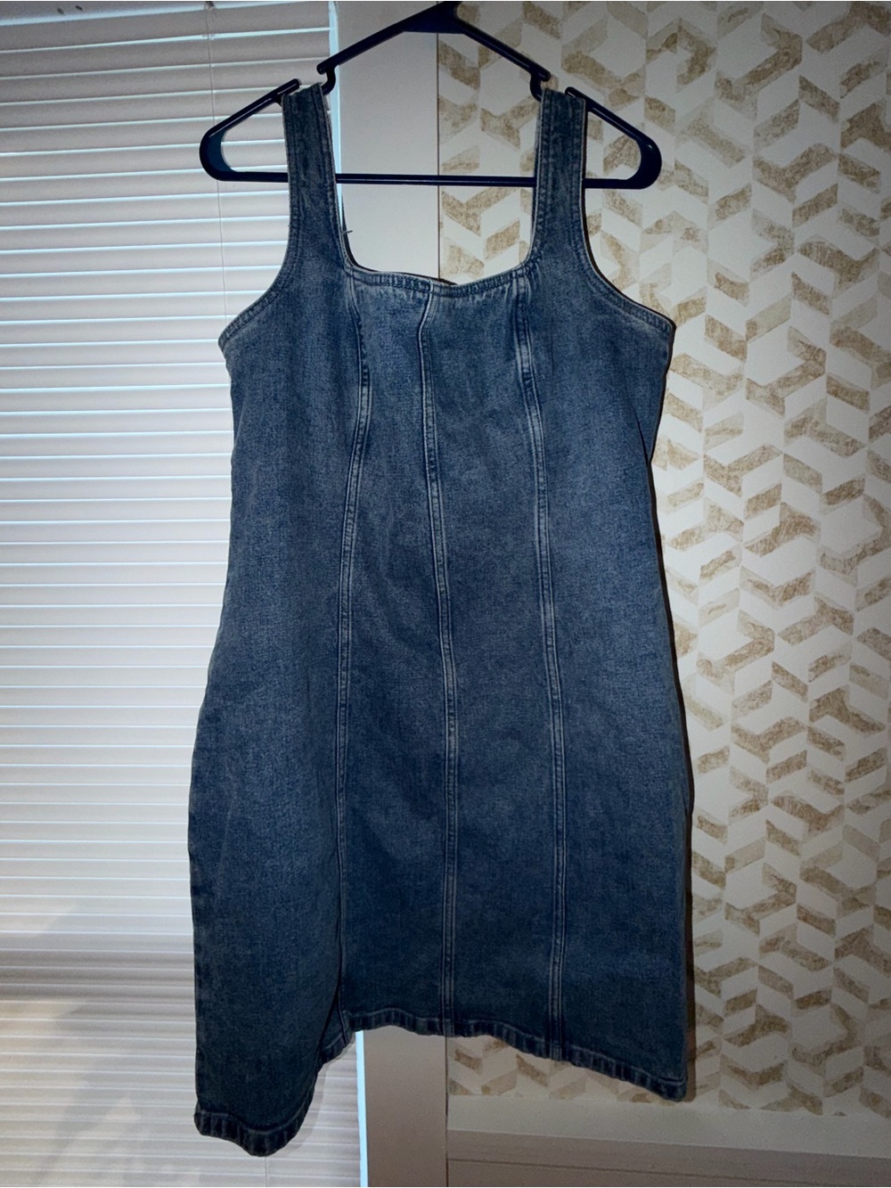 Abercrombie Fitted Denim Dress